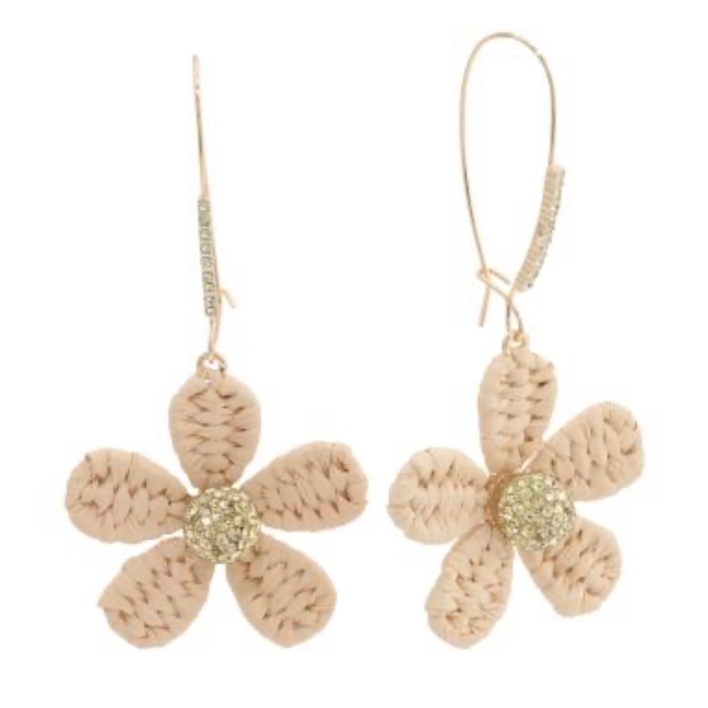 Betsey Johnson flower earrings